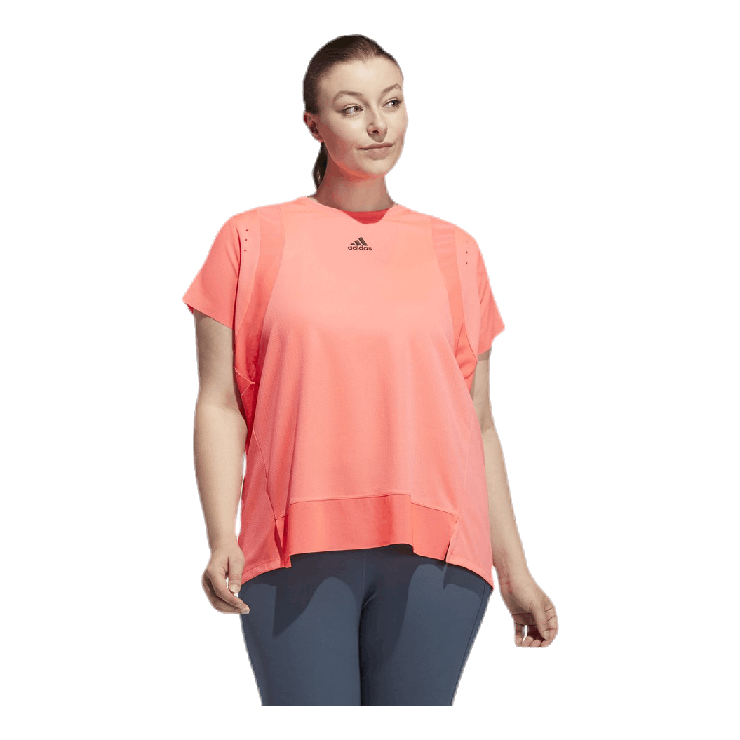 ADIDAS Heat Ready Tee Plus Pink 3 ADIDAS Heat Ready Tee Plus Pink