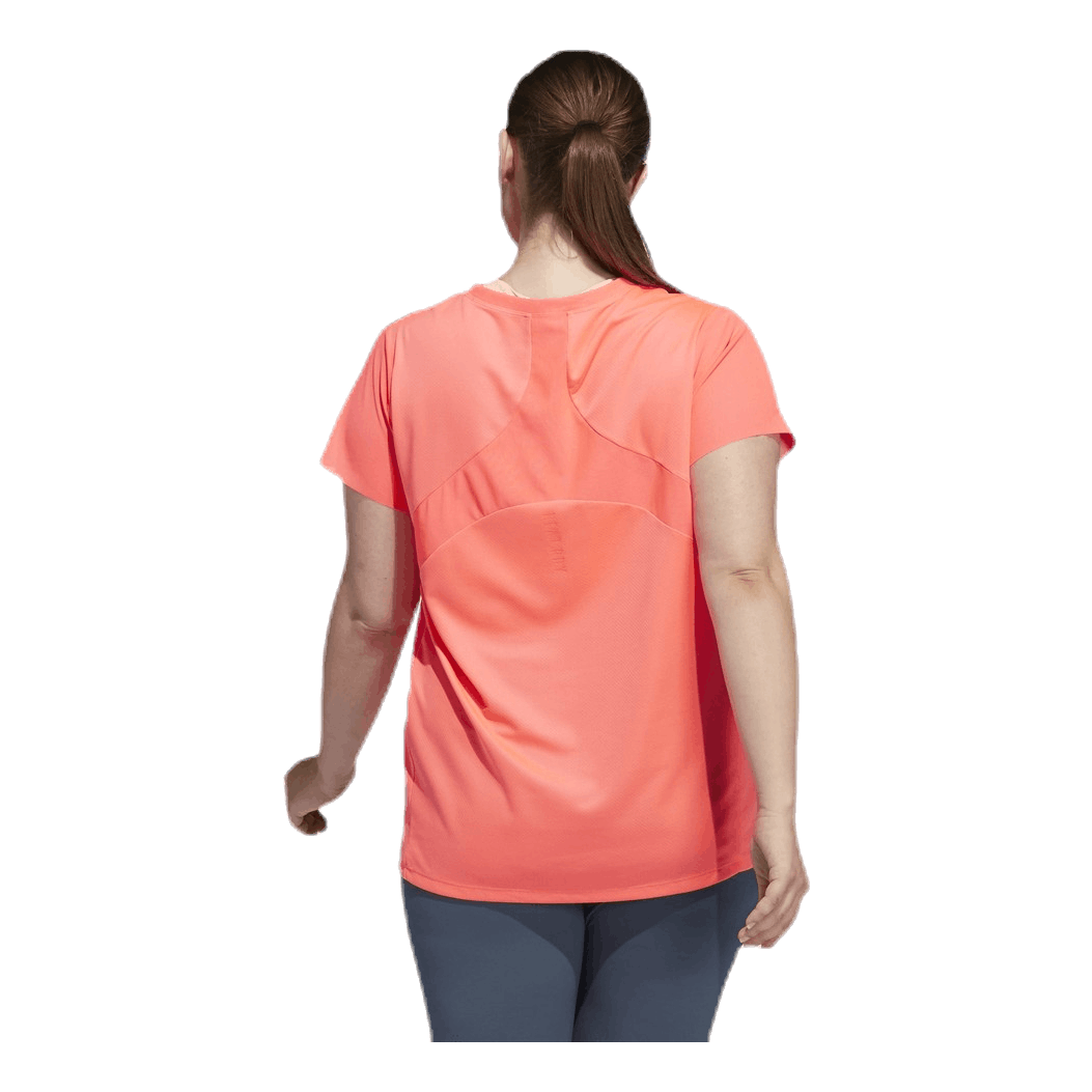 ADIDAS Heat Ready Tee Plus Pink 5 ADIDAS Heat Ready Tee Plus Pink - Image 3