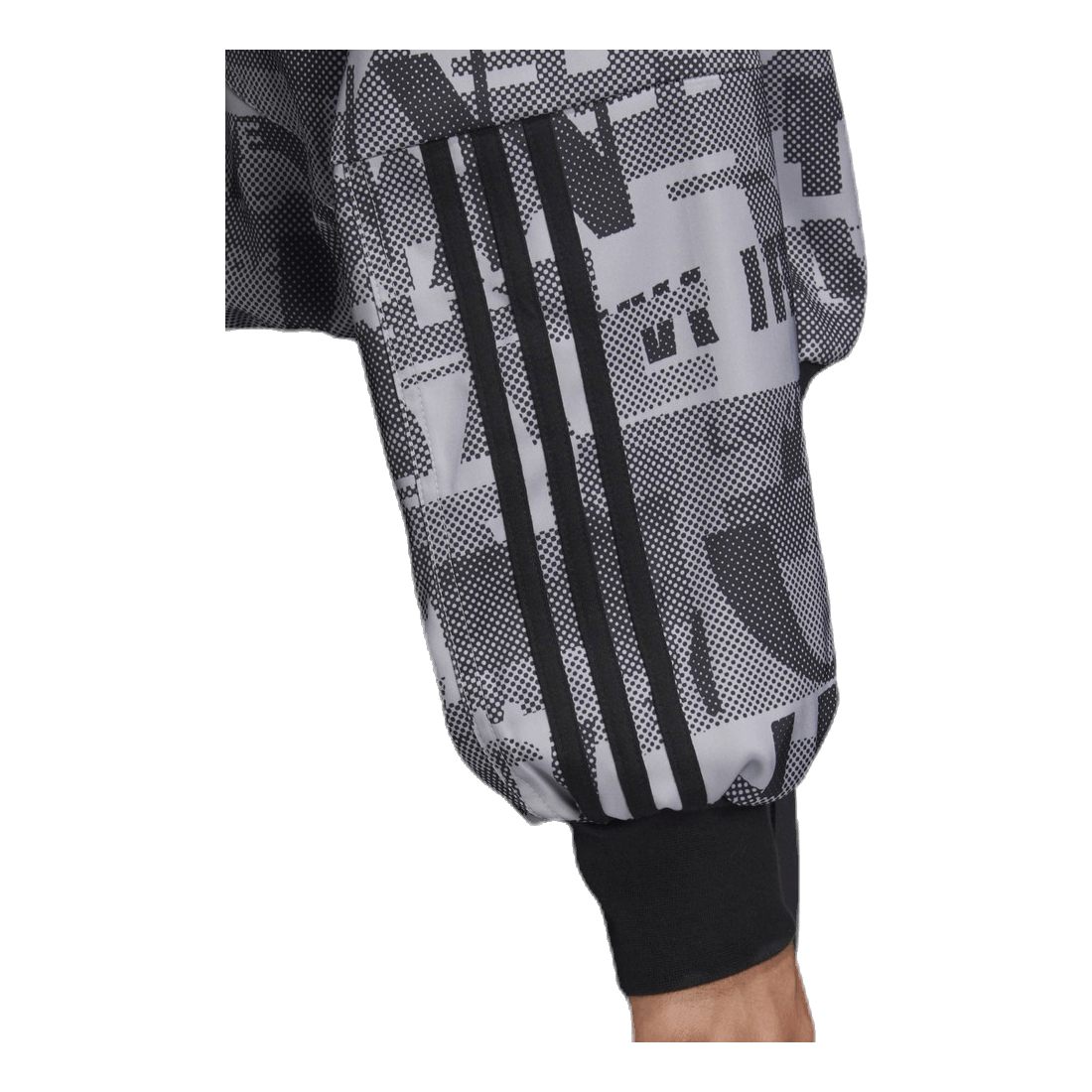 ADIDAS Cover Up Jacket Black/Grey 10 ADIDAS Cover Up Jacket Black/Grey - Image 8