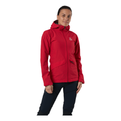 Haglöfs Mila Rain Jacket Red