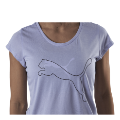 Puma Performance Heather Cat Tee Purple -Takit Myyntikauppa 09437 76 005