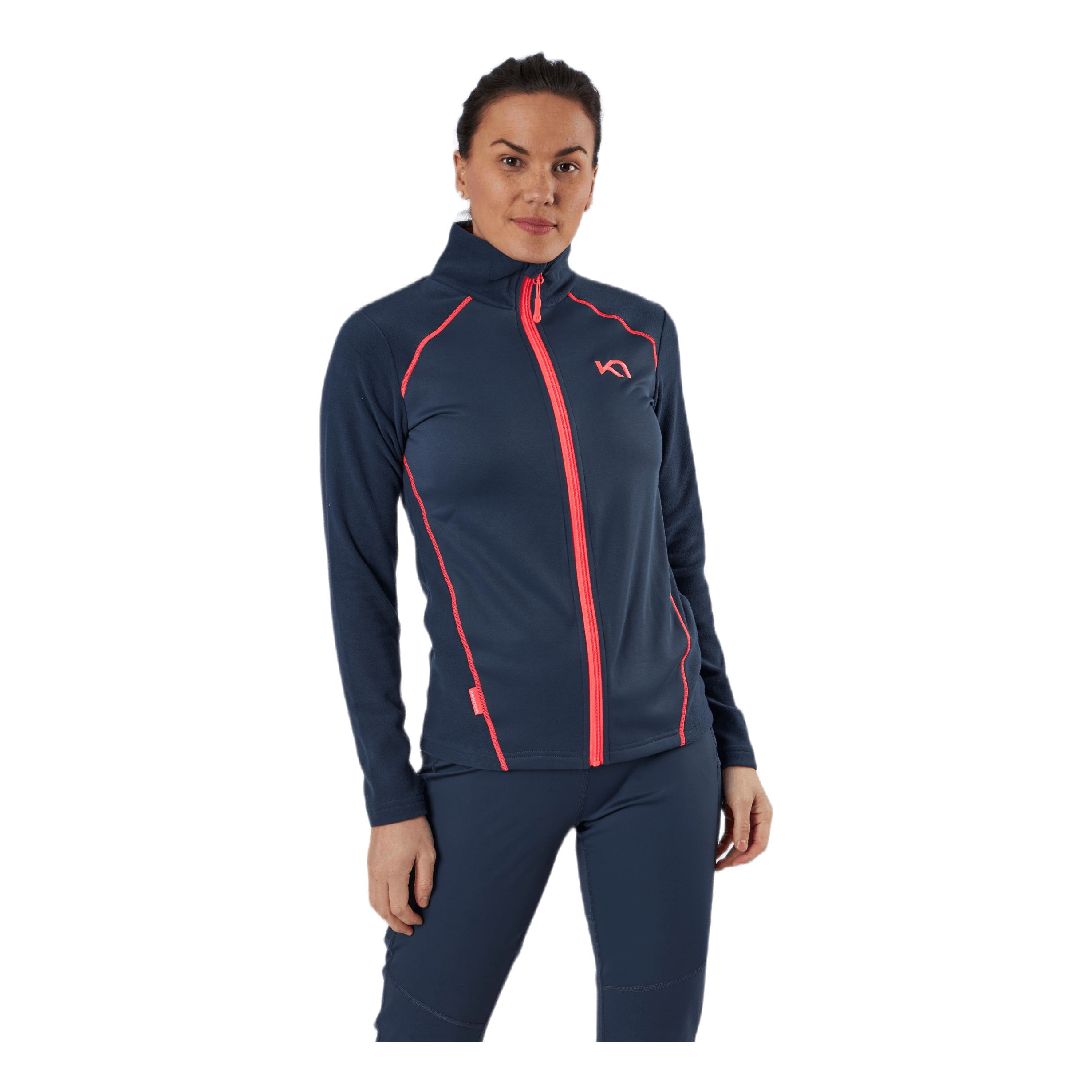 Kari Traa Kari Full Zip Shirt Fleece Blue 3 Kari Traa Kari Full Zip Shirt Fleece Blue