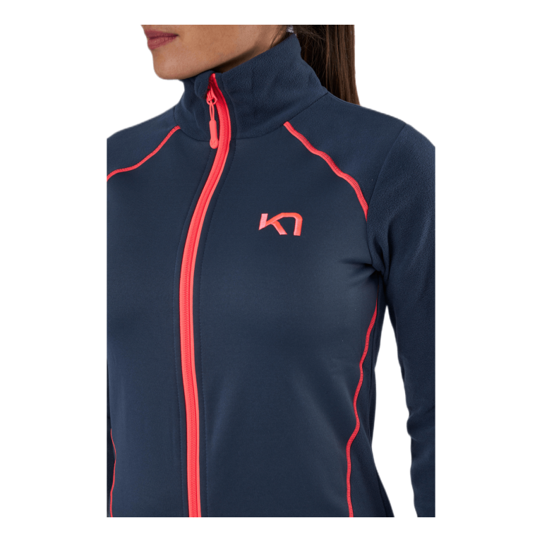 Kari Traa Kari Full Zip Shirt Fleece Blue 6 Kari Traa Kari Full Zip Shirt Fleece Blue - Image 4