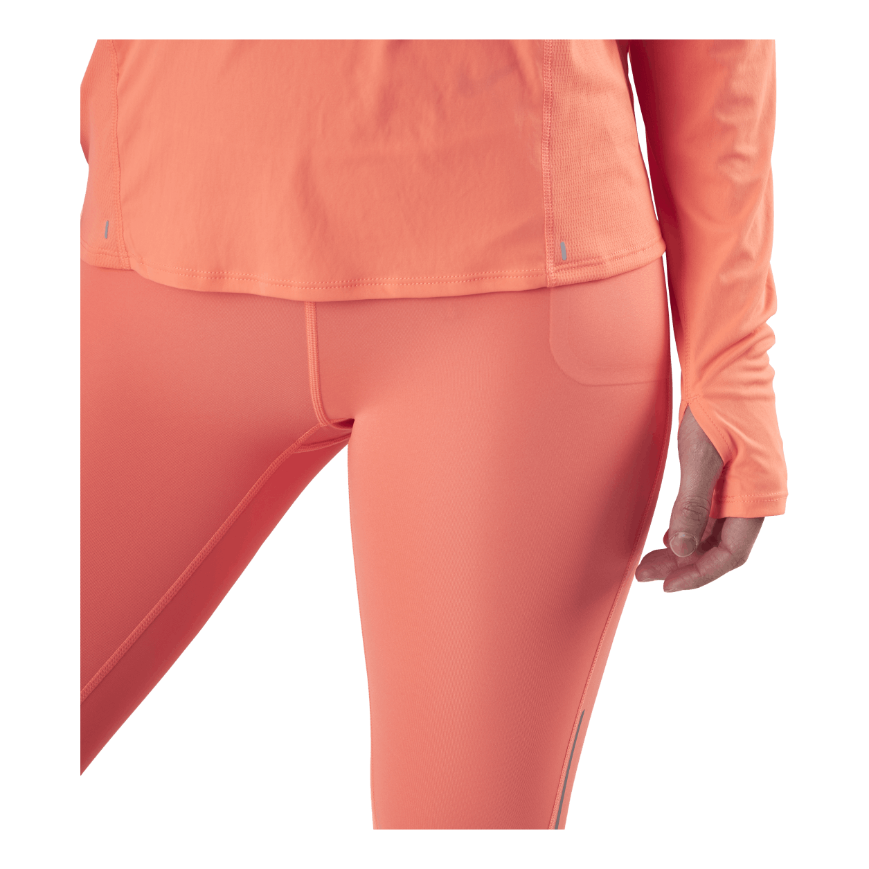 Nike City Sleek LS Orange/Silver 7 Nike City Sleek LS Orange/Silver - Image 5