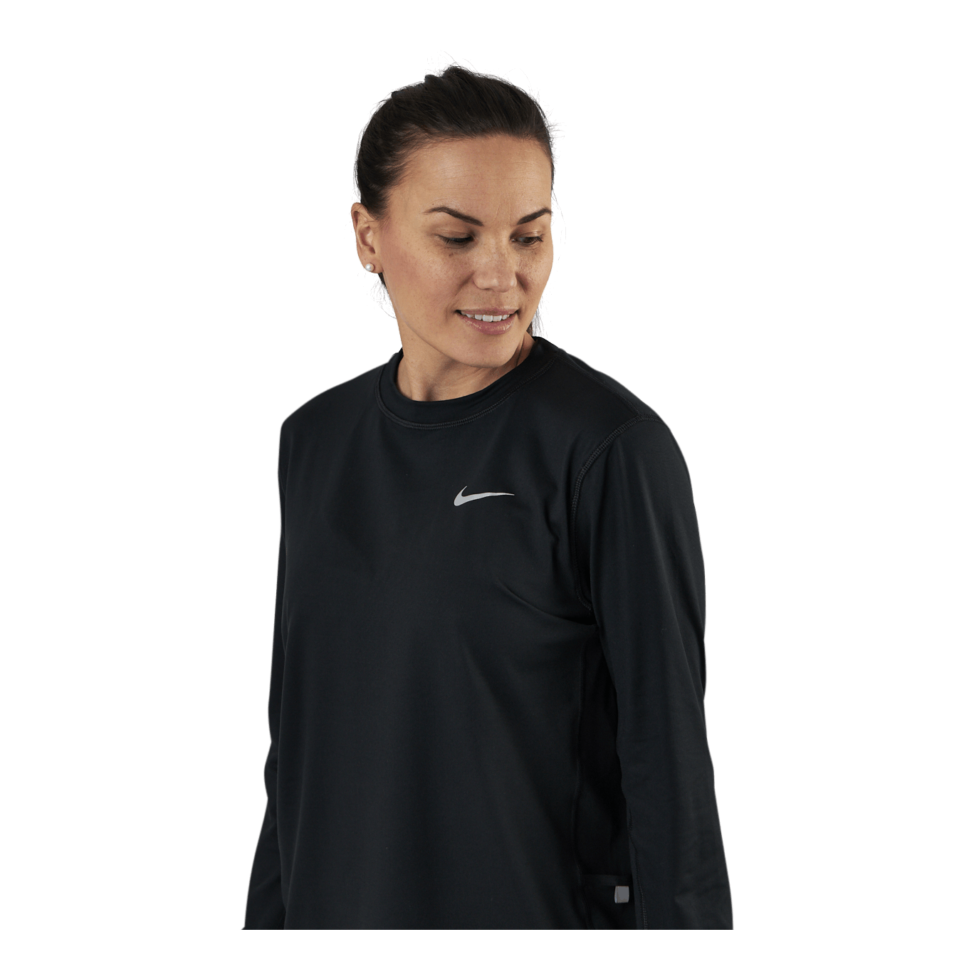 Nike Dri-FIT Element Women's Running Crew BLACK/REFLECTIVE SILV 6 Nike Dri-FIT Element Women's Running Crew BLACK/REFLECTIVE SILV - Image 4