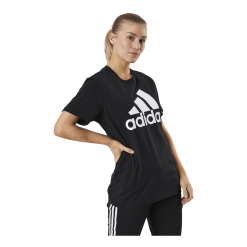 ADIDAS Essentials Boyfriend T-Shirt Black / White
