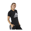 ADIDAS Essentials Regular T-Shirt Black / White