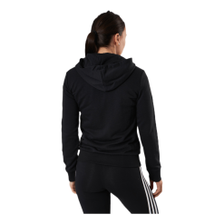 ADIDAS Essentials Full-Zip Hoodie Black / White -Takit Myyntikauppa 09450 97 003