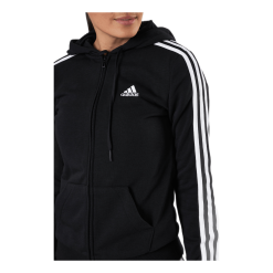 ADIDAS Essentials Full-Zip Hoodie Black / White -Takit Myyntikauppa 09450 97 004