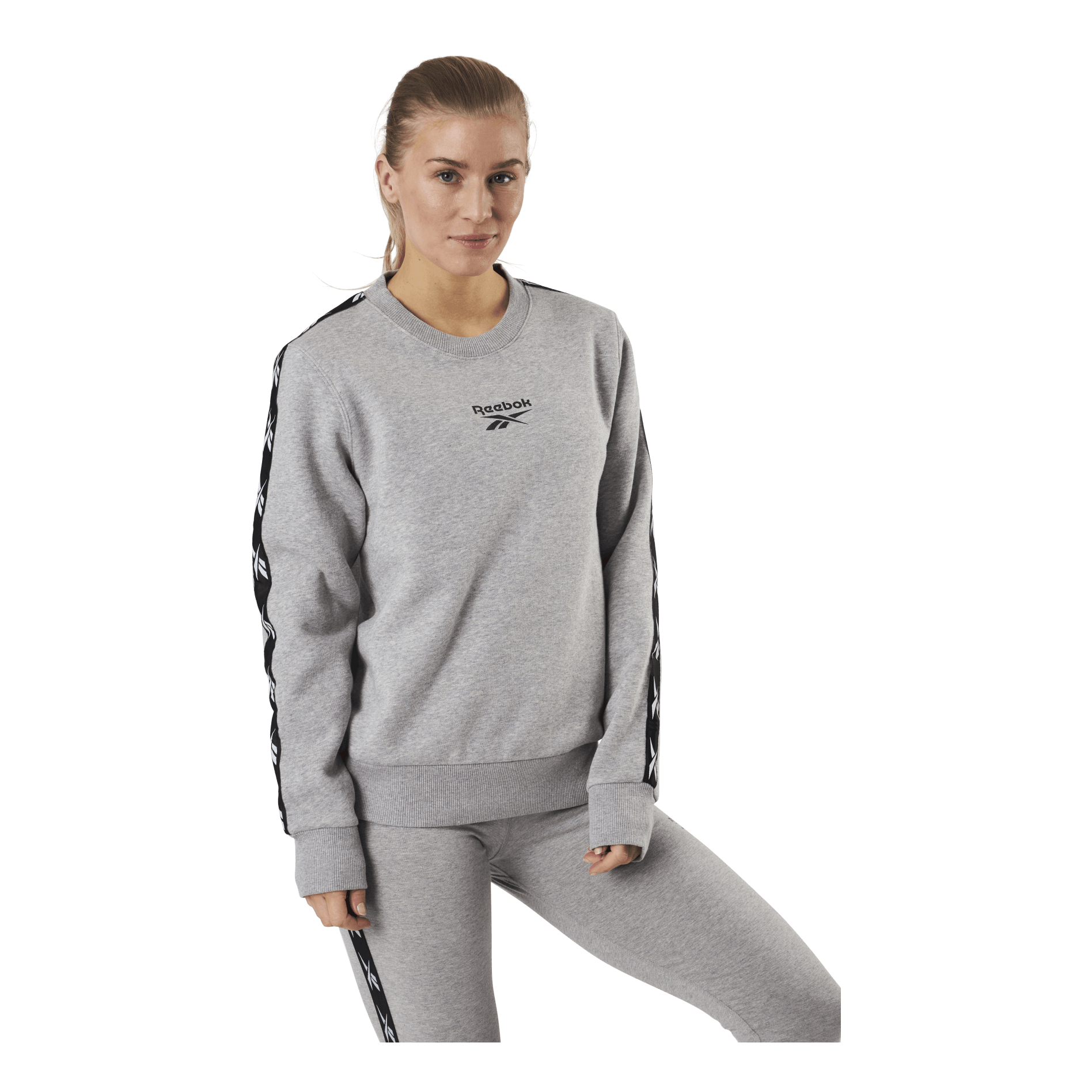 Reebok Te Tape Pack Crew Grey 3 Reebok Te Tape Pack Crew Grey