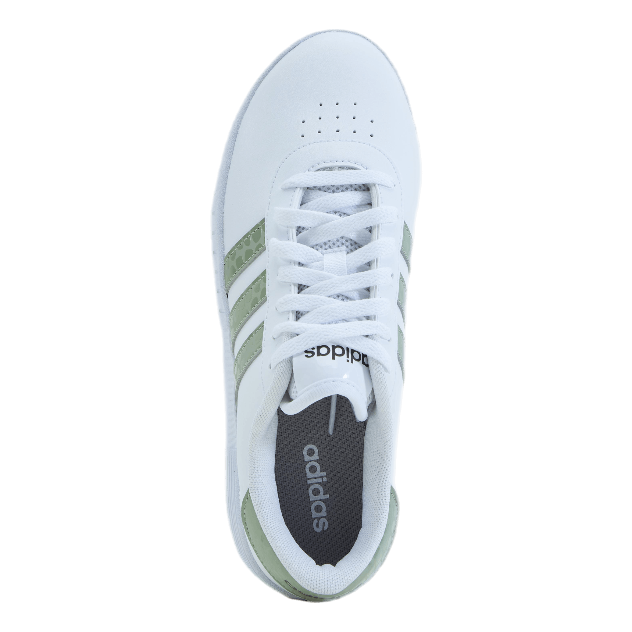 ADIDAS Court Bold Cloud White / Halo Green / Grey Two 7 ADIDAS Court Bold Cloud White / Halo Green / Grey Two - Image 5