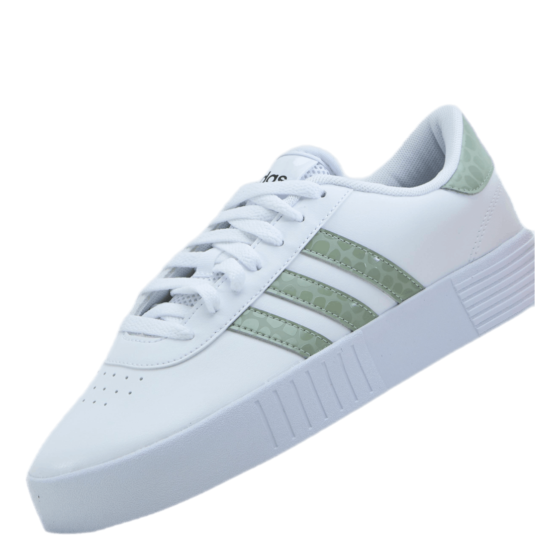 ADIDAS Court Bold Cloud White / Halo Green / Grey Two 8 ADIDAS Court Bold Cloud White / Halo Green / Grey Two - Image 6