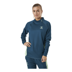 Hummel Half Zip Sweat Blue/Green