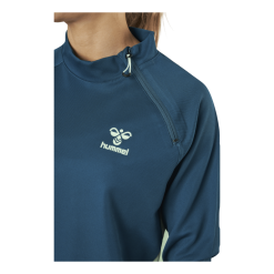 Hummel Half Zip Sweat Blue/Green -Takit Myyntikauppa 09455 81 004