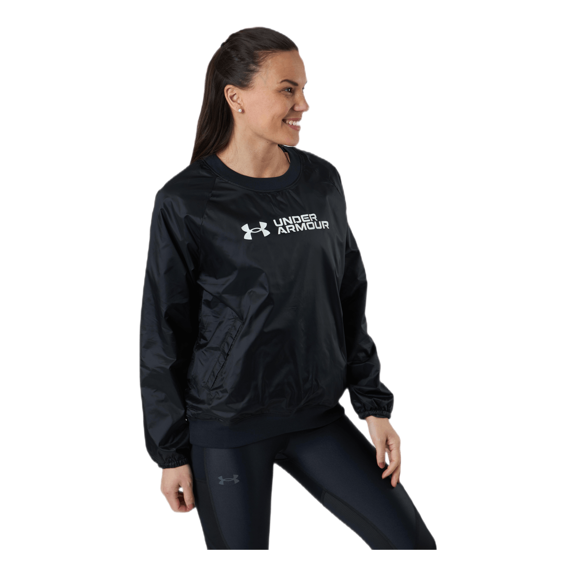 Under Armour Recover Woven Shine Crew Black 4 Under Armour Recover Woven Shine Crew Black - Image 2