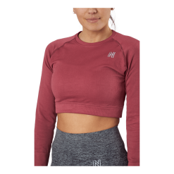 Norfolk Molly Seamless LS Crop Top Pink -Takit Myyntikauppa 09465 74 004