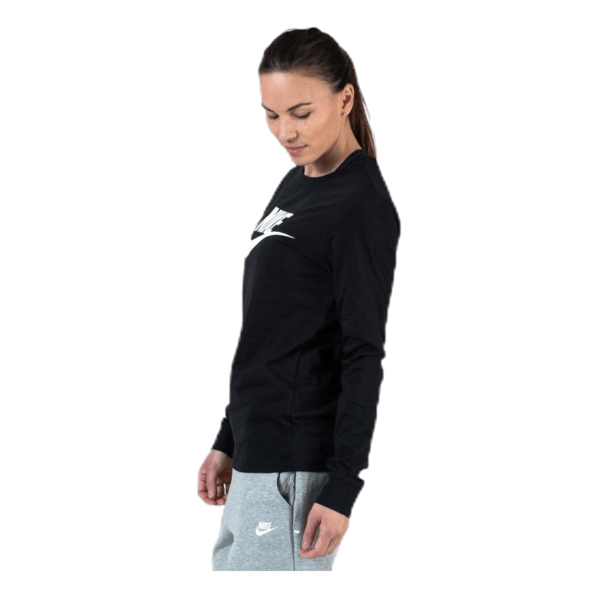 Nike Nsw Ls Sweater White/Black 6 Nike Nsw Ls Sweater White/Black - Image 4