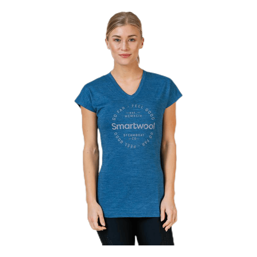 Smartwool Go Far Feel Good Tee Blue 3 Smartwool Go Far Feel Good Tee Blue