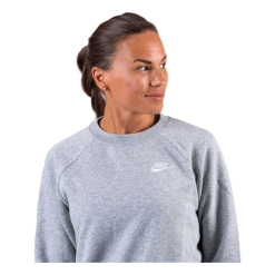 Nike Nsw Essential Crew Flc White/Grey -Takit Myyntikauppa 193146844741 001 8bc9667cd49846b18c021e2e37450e80