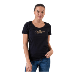 Nike NSW Tee Glitter 1 Black/Gold