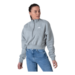 Nike Nsw Essential Flc Crop Hz White/Grey -Takit Myyntikauppa 193654985943 004 4e7f098a01114f218e61df1e9a556503