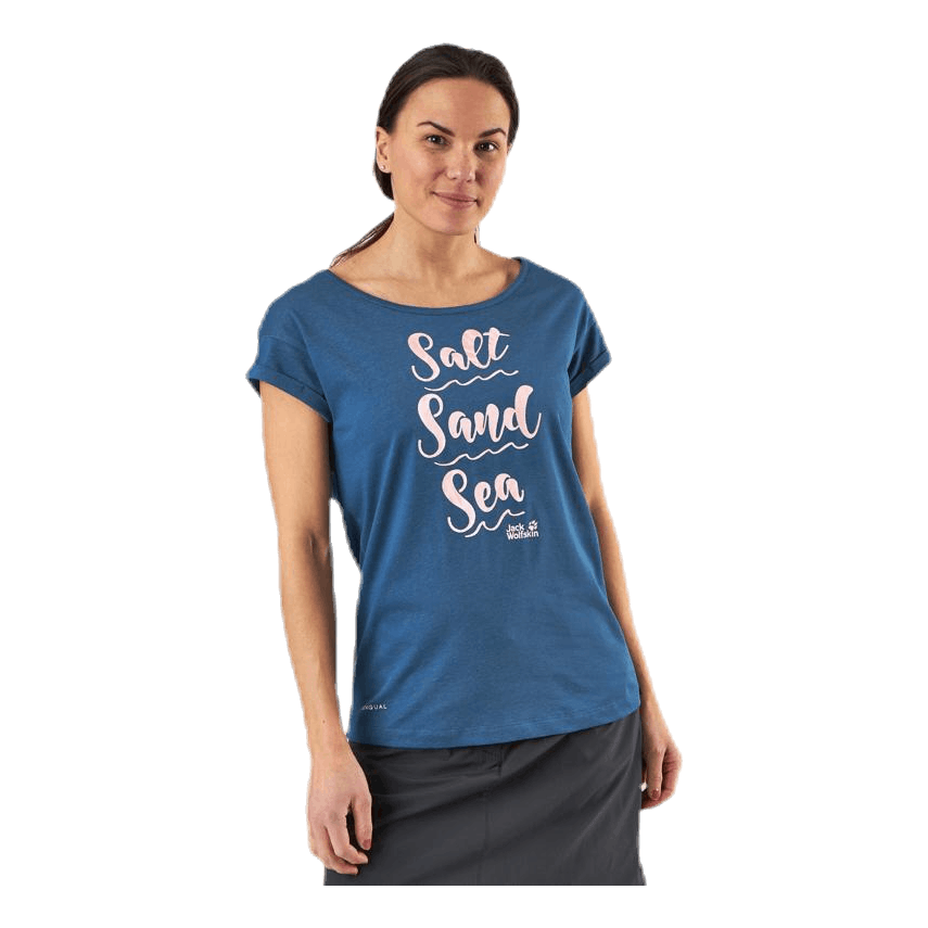 Jack Wolfskin Salt Sand Sea Tee Blue 3 Jack Wolfskin Salt Sand Sea Tee Blue