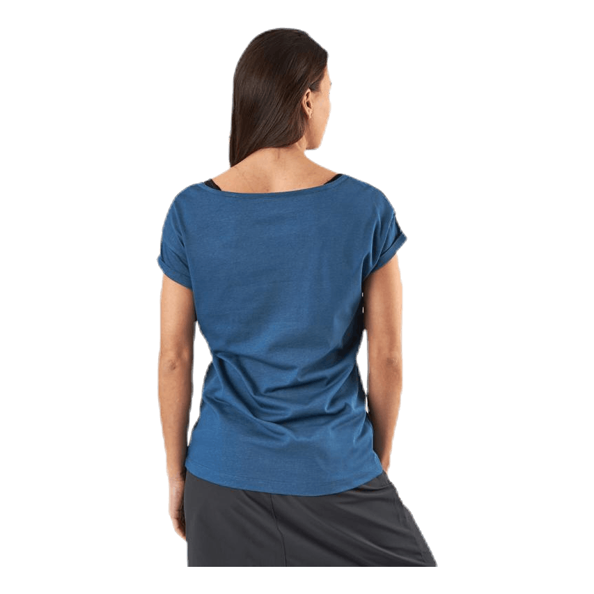 Jack Wolfskin Salt Sand Sea Tee Blue 5 Jack Wolfskin Salt Sand Sea Tee Blue - Image 3