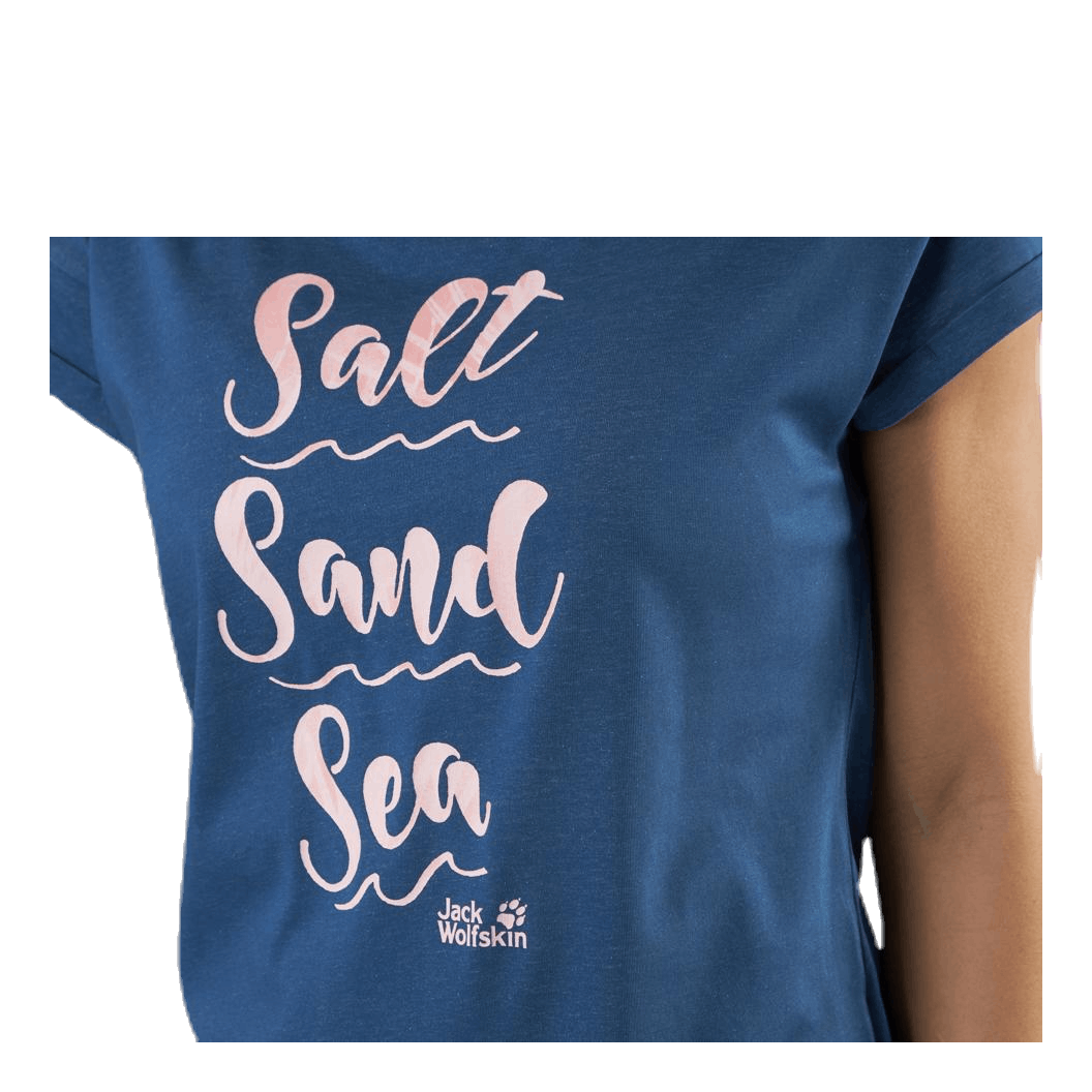 Jack Wolfskin Salt Sand Sea Tee Blue 7 Jack Wolfskin Salt Sand Sea Tee Blue - Image 5