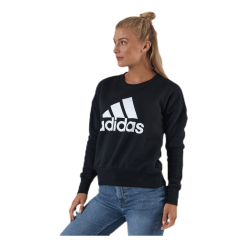 ADIDAS Womens Badge Of Sport Crew Sweatshirt Black