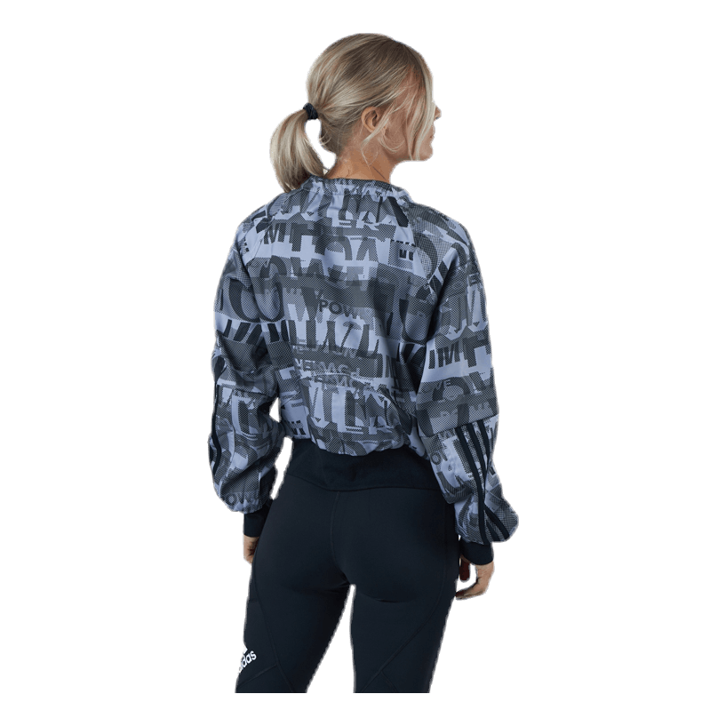 ADIDAS Cover Up Jacket Black/Grey 5 ADIDAS Cover Up Jacket Black/Grey - Image 3