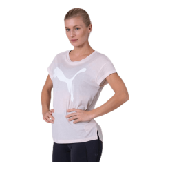 Puma Active Logo Tee Pink