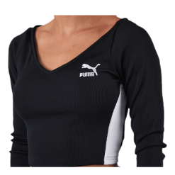 Puma Classics Ribbed Longsleeve Cropped Top Black -Takit Myyntikauppa 4062453586049 004 f00424b5f9ed450b829ed659e26a711d