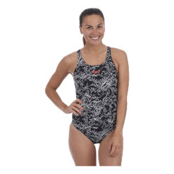 Speedo Boom Allover Muscleback White/Black