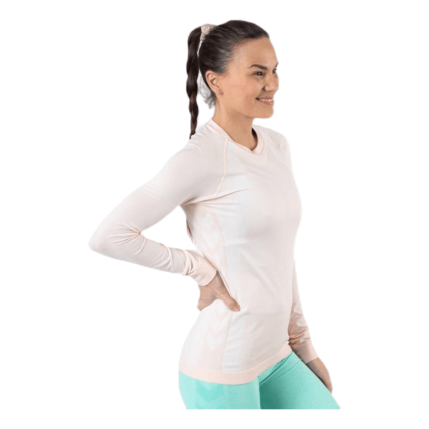 Hummel Clea Seamless LS Pink 4 Hummel Clea Seamless LS Pink - Image 2