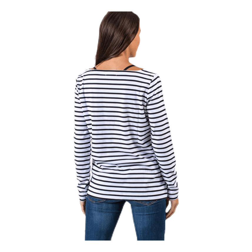 Pieces Ingrid Ls Top White/Black 4 Pieces Ingrid Ls Top White/Black - Image 2