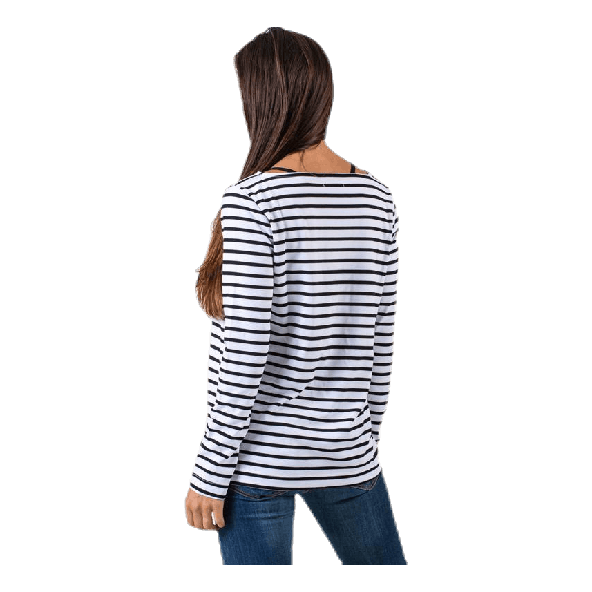 Pieces Ingrid Ls Top White/Black 5 Pieces Ingrid Ls Top White/Black - Image 3