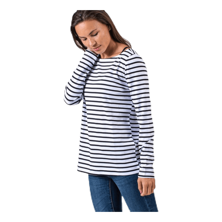 Pieces Ingrid Ls Top White/Black 6 Pieces Ingrid Ls Top White/Black - Image 4