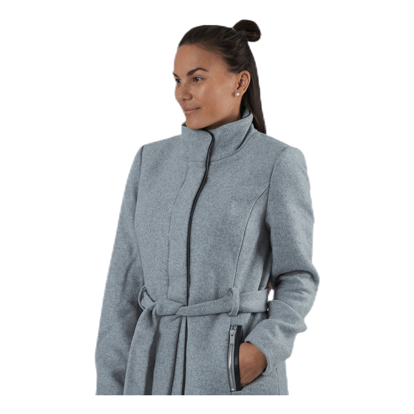 ONLY Michigan Wool Coat Otw Grey 6 ONLY Michigan Wool Coat Otw Grey - Image 4