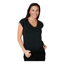 Pieces Kamala Tee Black