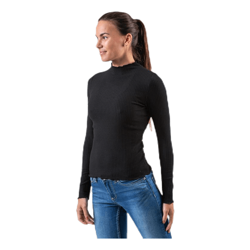 ONLY Emma L/S High Neck Top Jrs Black 3 ONLY Emma L/S High Neck Top Jrs Black
