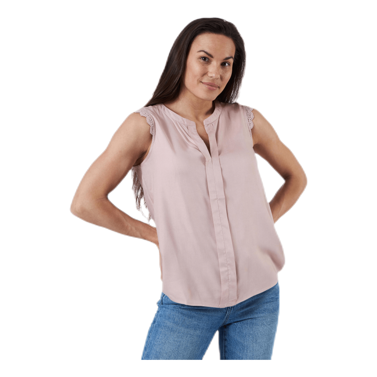 ONLY Kimmi S/L Top Wvn Pink 3 ONLY Kimmi S/L Top Wvn Pink