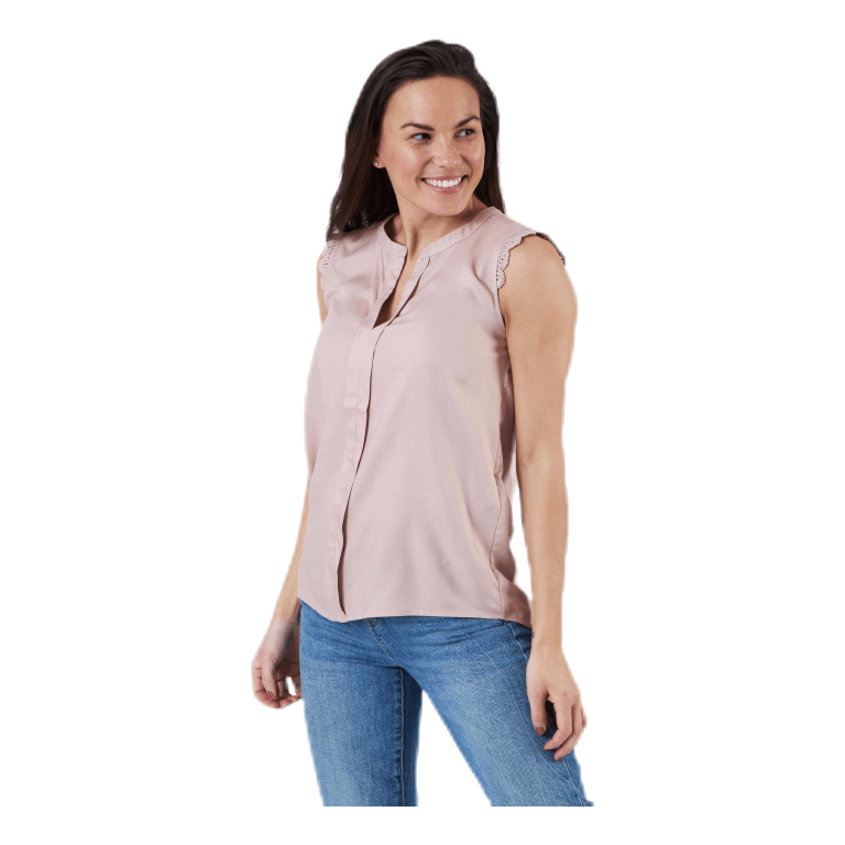 ONLY Kimmi S/L Top Wvn Pink 6 ONLY Kimmi S/L Top Wvn Pink - Image 4