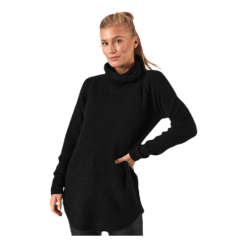Pieces Ellen Ls Long Knit Black