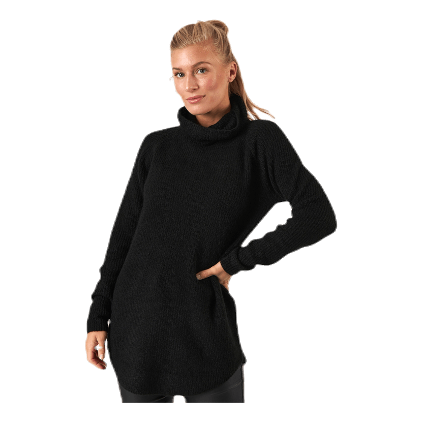 Pieces Ellen Ls Long Knit Black 3 Pieces Ellen Ls Long Knit Black