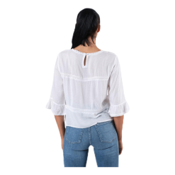 ONLY Anemone 3/4 Flaired Top White -Takit Myyntikauppa 5714491396089 006 fe0a156f4a7d488a89a5974f6b240988