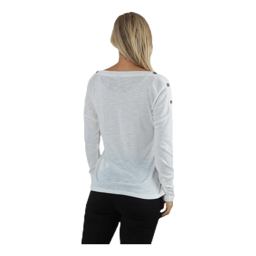 Pieces Nollie Ls O-Neck Top White 5 Pieces Nollie Ls O-Neck Top White - Image 3