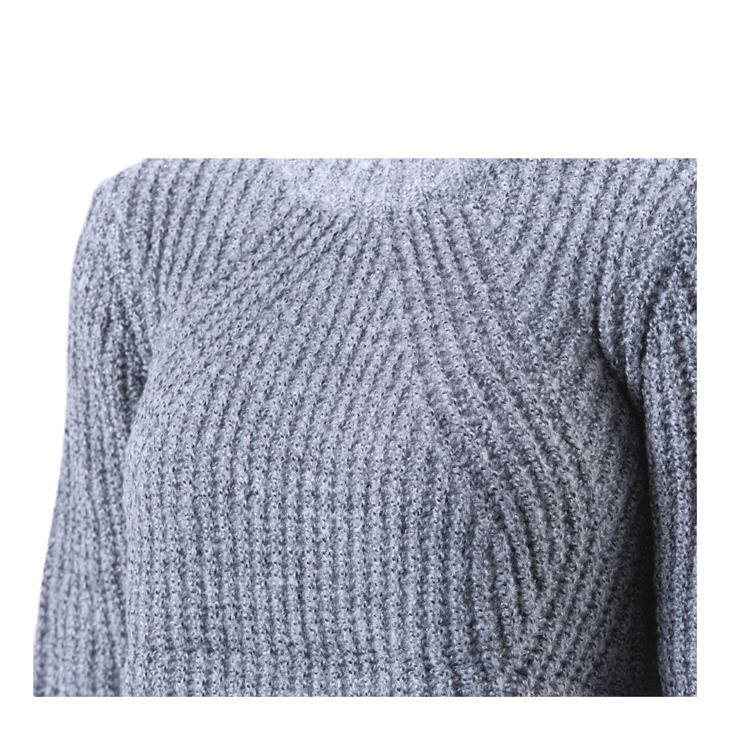 ONLY Fiona L/S Pullover Knt Grey 8 ONLY Fiona L/S Pullover Knt Grey - Image 6