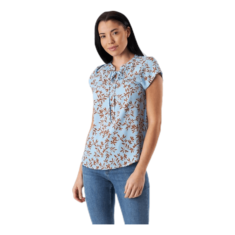 ONLY Alma Poly S/S Top Aop Blue 3 ONLY Alma Poly S/S Top Aop Blue