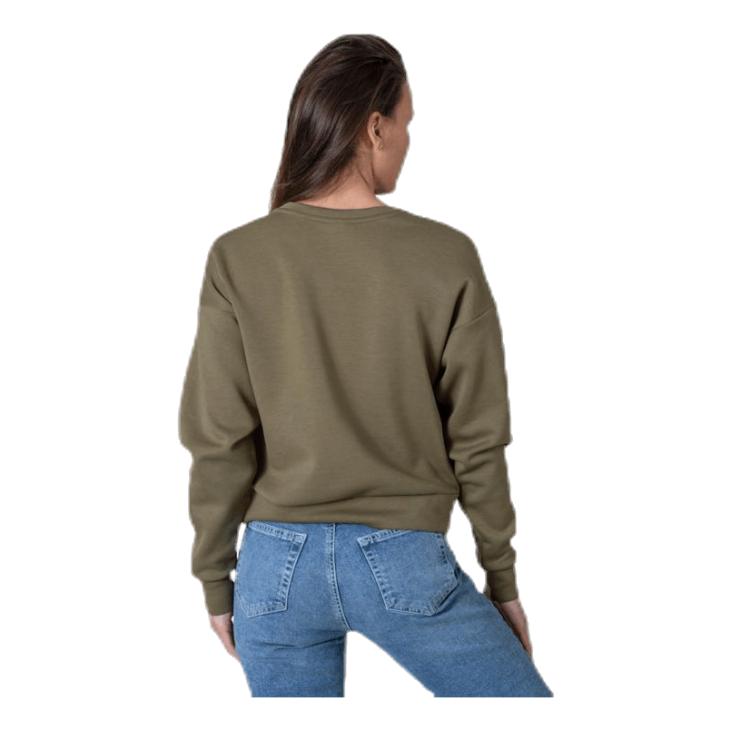 ONLY Ziggy L/S O-Neck Box Swt Green 5 ONLY Ziggy L/S O-Neck Box Swt Green - Image 3