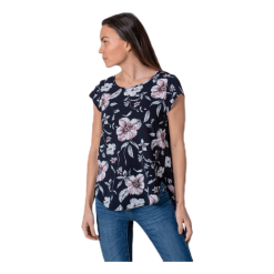 ONLY Vic Ss Aop Top Wvn Blue -Takit Myyntikauppa 5714507458398 004 505bc628e1ad47d2bbb338e3e33dbfd4